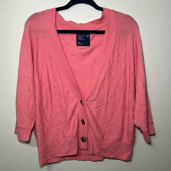 American Eagle Outfitters Sweaters - American Eagle Outfitters Pink Cardigan
